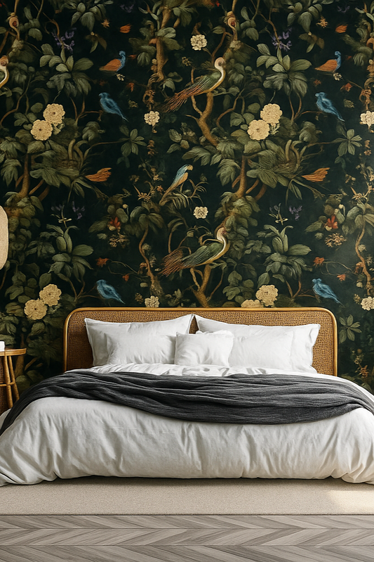Luxe Botanical Wallpaper – Nature-Inspired Elegance for Your Walls