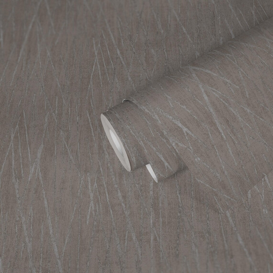Deep Taupe Abstract Scratch Wallpaper