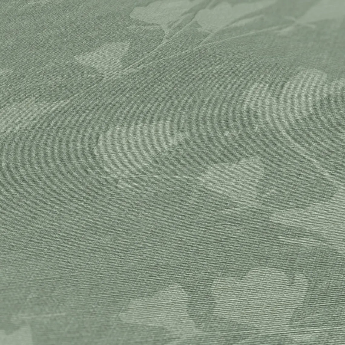 Sage Green Floral Trail Wallpaper