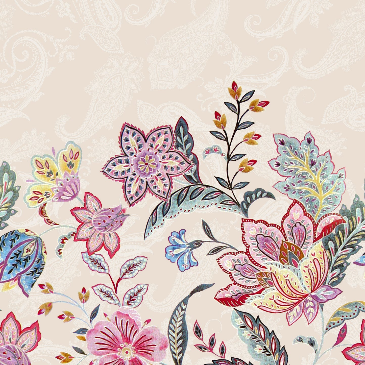 Bohemian Floral Wall Mural