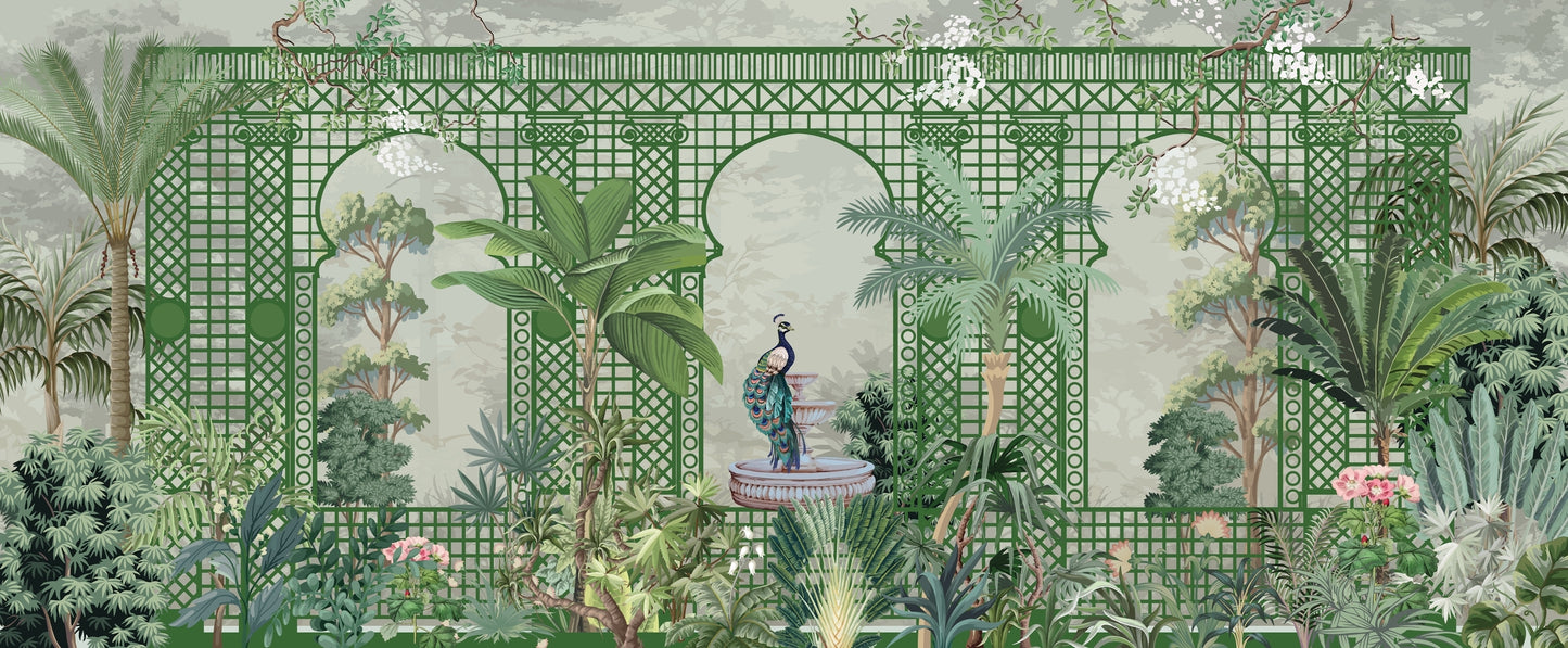 The Royal Conservatory: Peacock & Trellis Mural