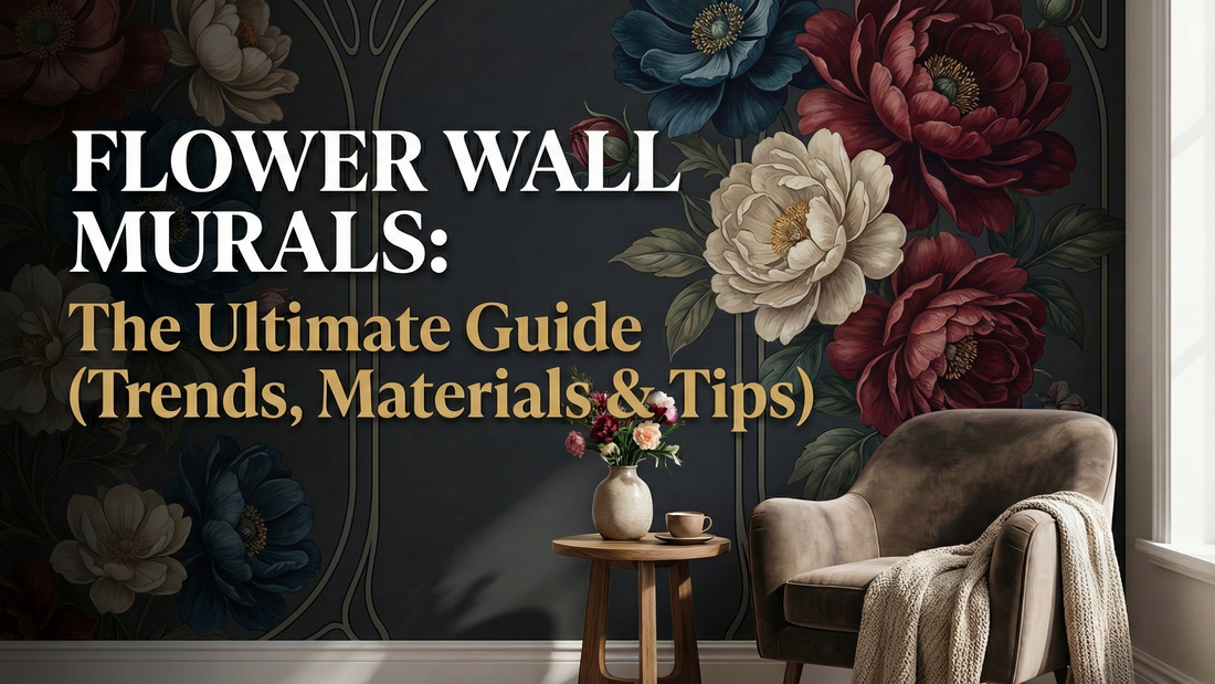Beyond the Garden: The Ultimate Guide to Flower Wall Murals (Trends, Materials, Installation)