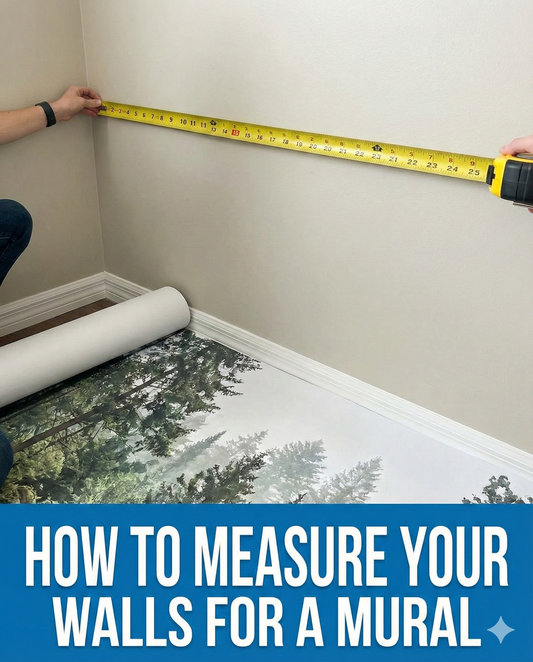 How to Measure Your Walls for a Custom Mural (Step-by-Step Guide)