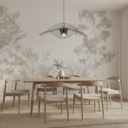 Under the Gentle Canopy, Woodland Serenity Mural