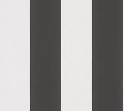 Bold Black and White Striped Wallpaper