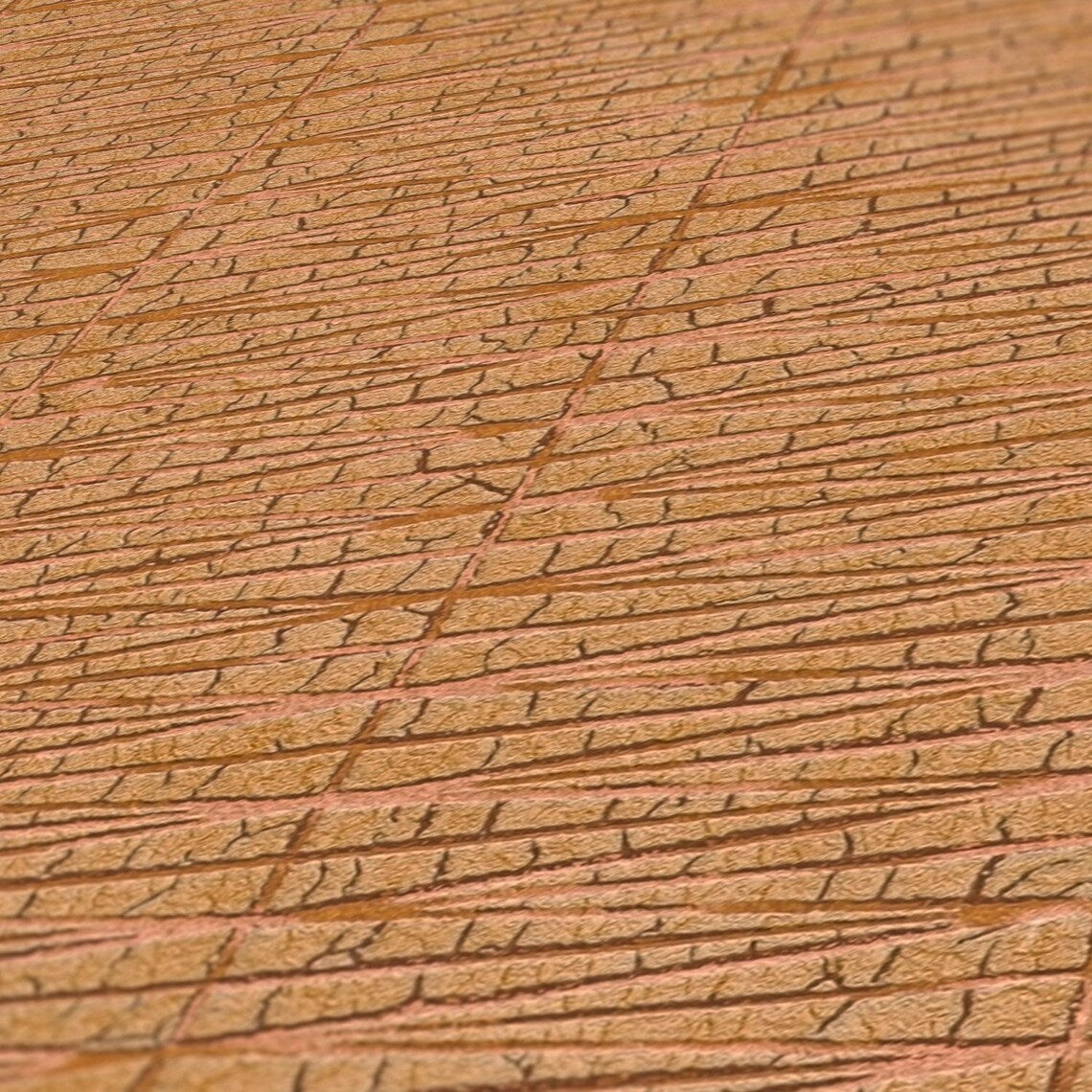 Terracotta Woven Texture Wallpaper