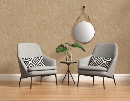 Warm Tan Abstract Scratch Wallpaper, Metallic Gold