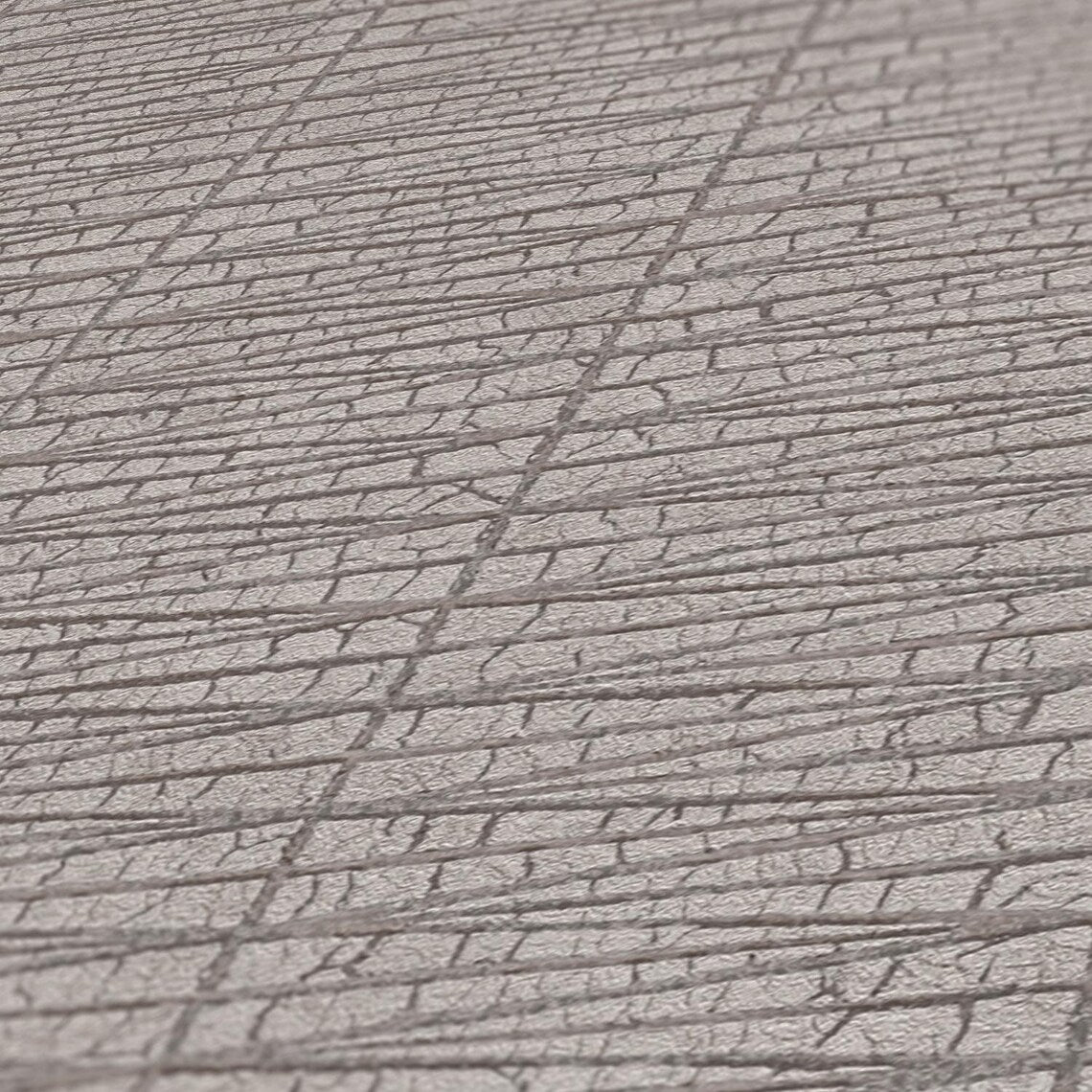 Neutral Grey Woven Texture Wallpaper