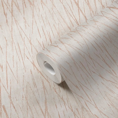Blush Pink Abstract Scratch Wallpaper, Rose Gold Line Textured
