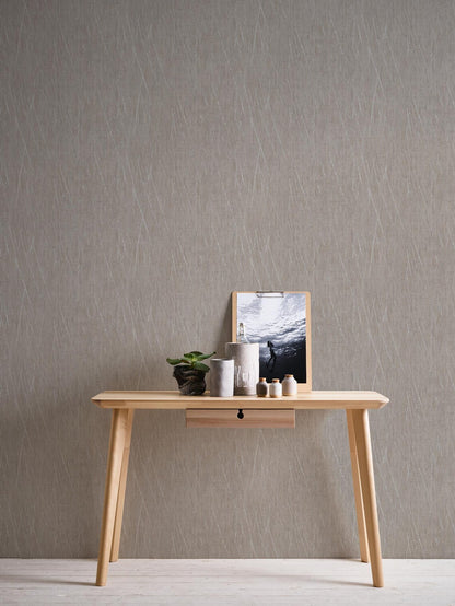 Deep Taupe Abstract Scratch Wallpaper