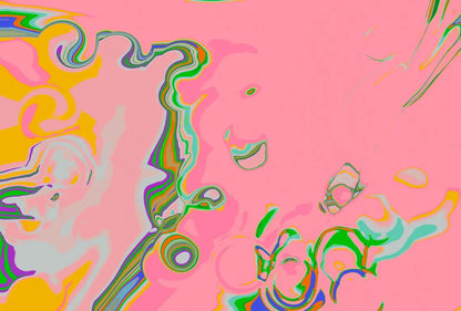 Abstract Fluid Mural Art, Custom Size Liquid Wall Art