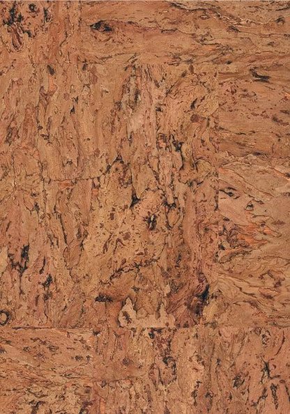 Eco-Friendly Brown Cork Wallpaper