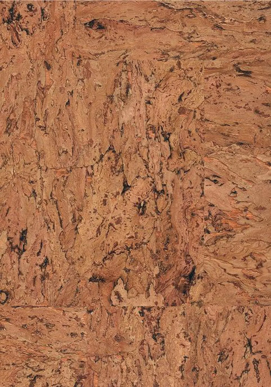 Eco-Friendly Brown Cork Wallpaper