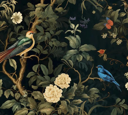 Luxe Botanical Wallpaper – Nature-Inspired Elegance for Your Walls