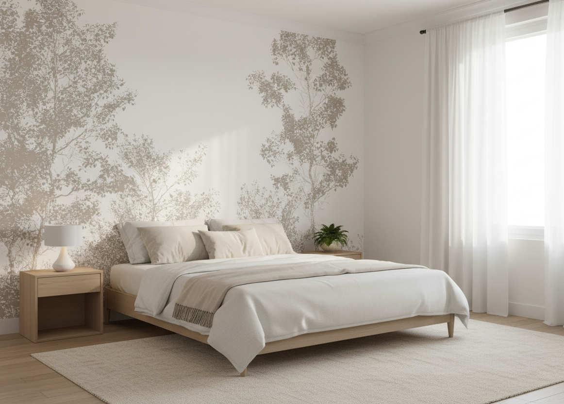 Under the Gentle Canopy, Woodland Serenity Mural