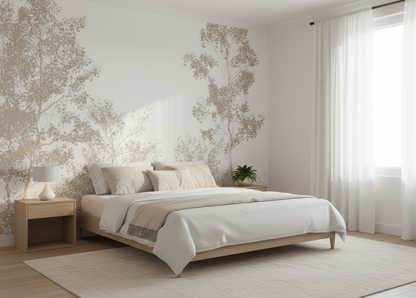 Under the Gentle Canopy, Woodland Serenity Mural