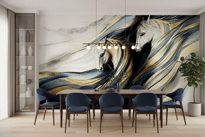 Abstract Horse Wall Art Mural