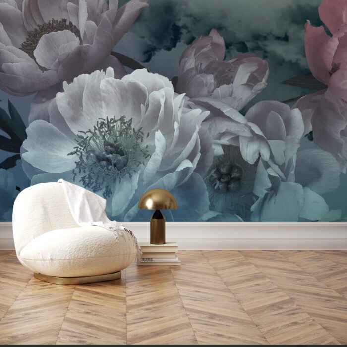 Chic Floral Retreat Mural