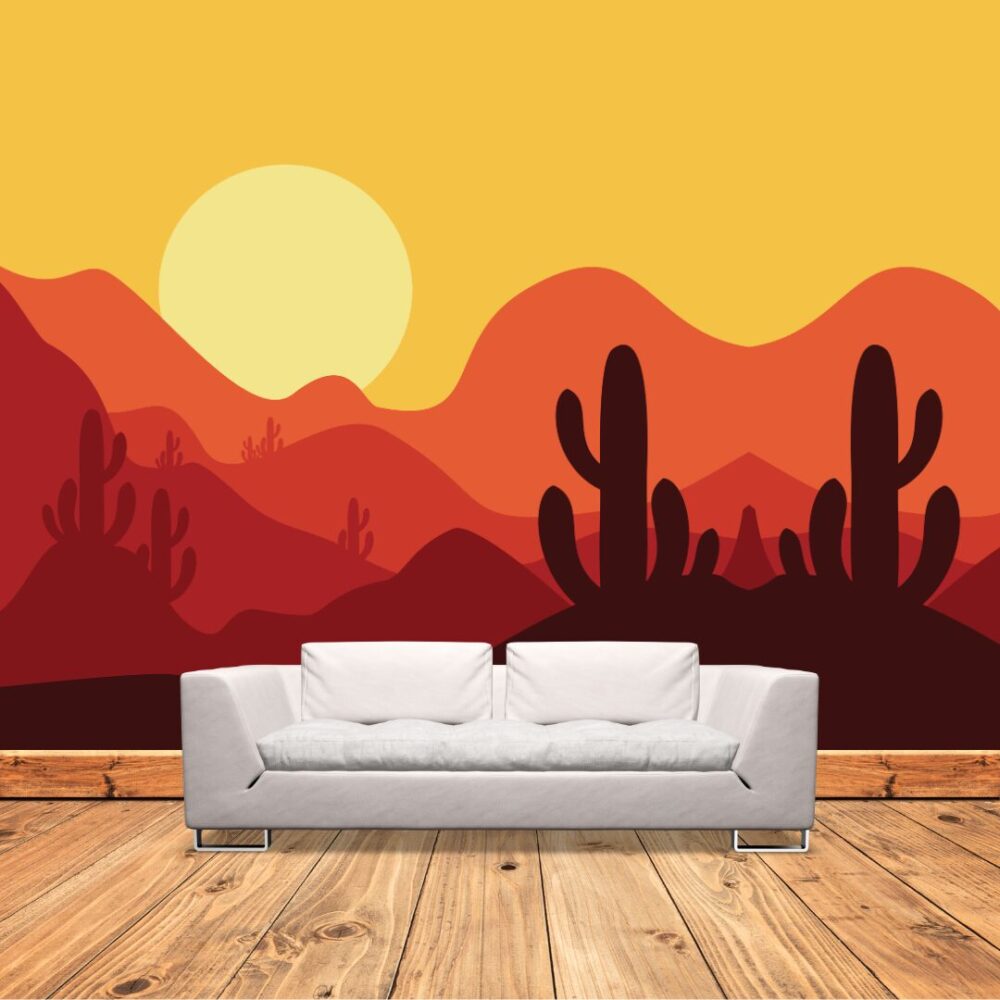 Desert Sunset Wall Art