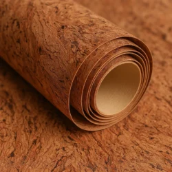 Rustic Oak Cork Wallpaper - Image 2