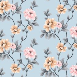 Elegant Floral Bliss Wallpaper - Image 2