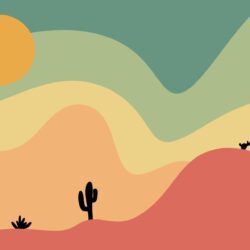 Minimalist Landscape Mural - Image 2