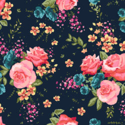 Floral Elegance in a Cozy Bedroom - Image 2