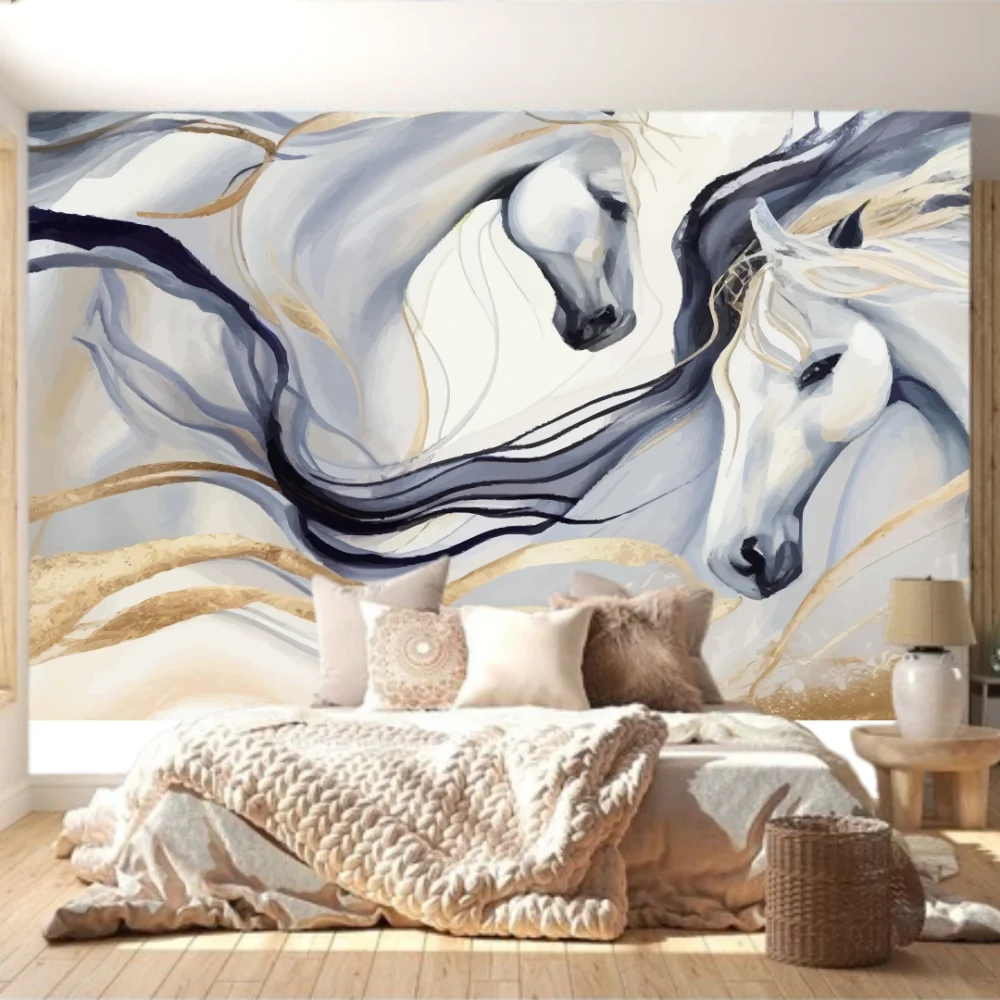 Graceful Equines Wall Mural