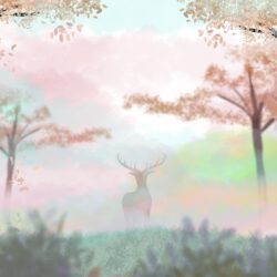 Whispering Dawn Deer Glade - Image 2